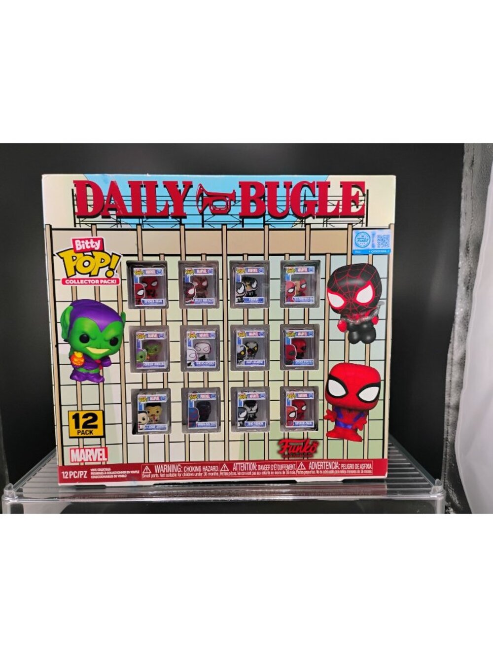 Marvel Bitty Pop! 12-Pack Spider-Man Funkos Collector Set